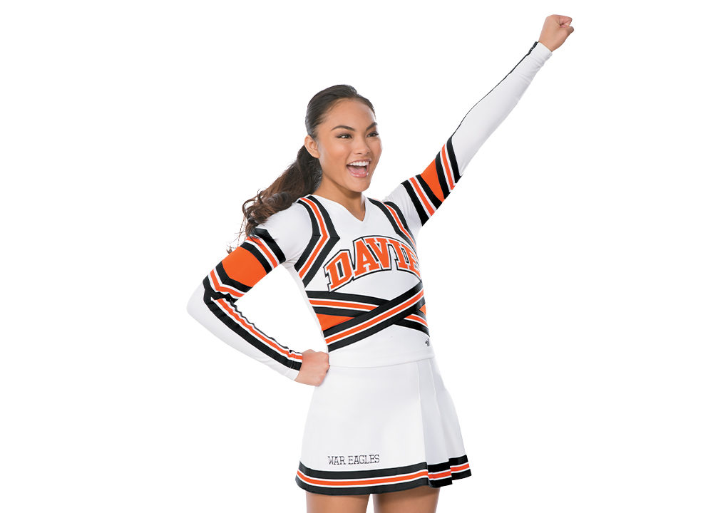 I tried my old cheerleading uniforms from a decade ago - including